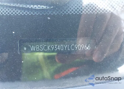 2000 BMW M z USA, uszkodzony, nr VIN WBSCK9340YLC90966